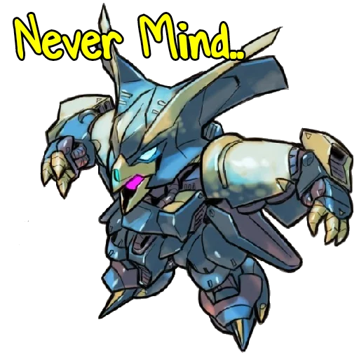 😔 Стикер «Ultraman Gundam Crossover» для Telegram