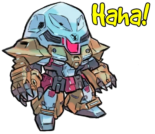 😂 Стикер «Ultraman Gundam Crossover» для Telegram