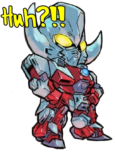 😳 Стикер «Ultraman Gundam Crossover» для Telegram
