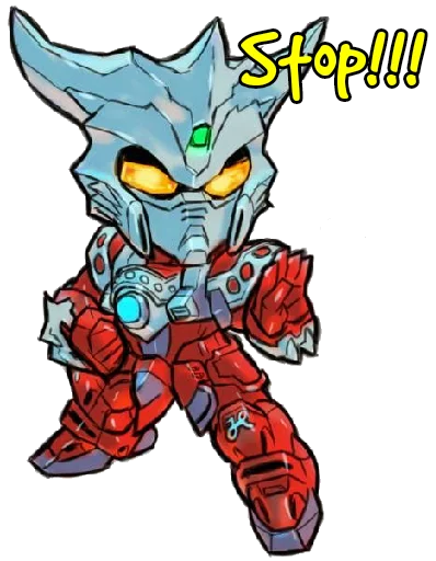 ✋ Стикер «Ultraman Gundam Crossover» для Telegram