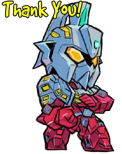 🤝 Стикер «Ultraman Gundam Crossover» для Telegram