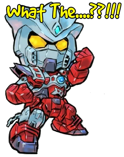 😡 Стикер «Ultraman Gundam Crossover» для Telegram