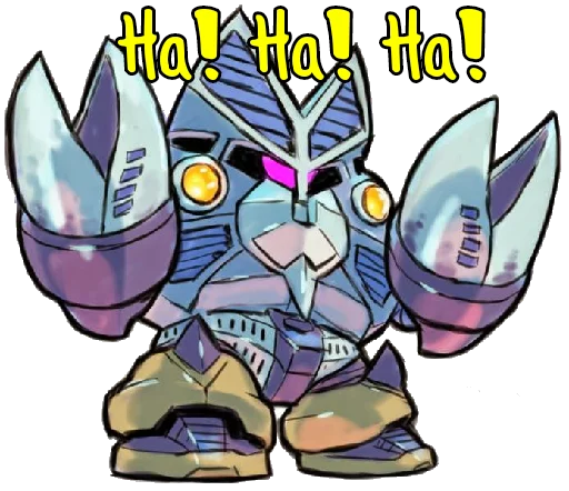 😂 Стикер «Ultraman Gundam Crossover» для Telegram