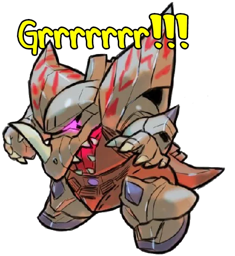 😡 Стикер «Ultraman Gundam Crossover» для Telegram