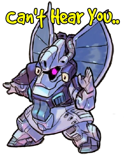 👂 Стикер «Ultraman Gundam Crossover» для Telegram
