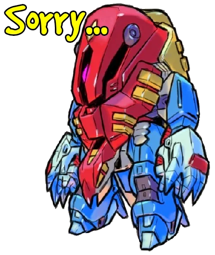 😓 Стикер «Ultraman Gundam Crossover» для Telegram