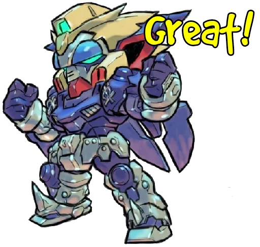 💪 Стикер «Ultraman Gundam Crossover» для Telegram