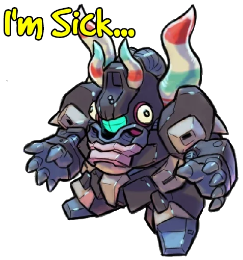 🤒 Стикер «Ultraman Gundam Crossover» для Telegram