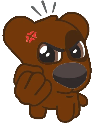 😡 Стикер «аня фрик» для Telegram