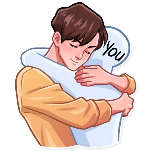 🫂 Стикер «улюблені» для Telegram