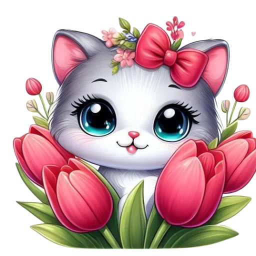 🌷 Стикер «8 марта» для Telegram