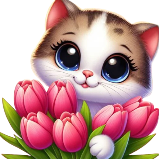 🌷 Стикер «8 марта» для Telegram