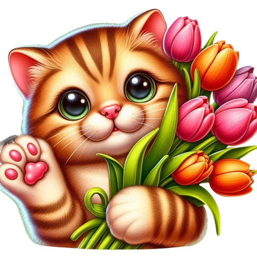 ❤️ Стикер «8 марта» для Telegram
