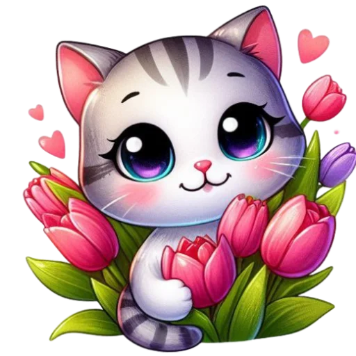 💐 Стикер «8 марта» для Telegram