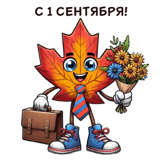 🥳 Стикер «Листопад» для Telegram