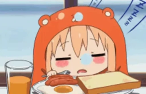 💤 Стикер «Umaru chan» для Telegram