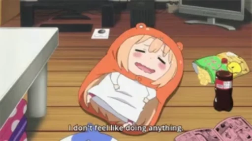 🥴 Стикер «Umaru chan» для Telegram