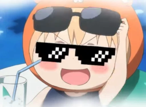 😎 Стикер «Umaru chan» для Telegram