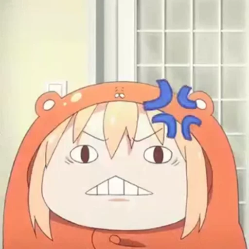 😡 Стикер «Umaru chan» для Telegram
