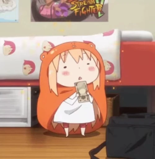 😯 Стикер «Umaru chan» для Telegram