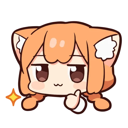 👍 Эмодзи «ume to momo» для Telegram