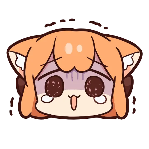 😨 Эмодзи «ume to momo» для Telegram