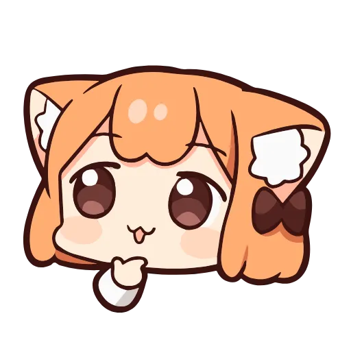 🤔 Эмодзи «ume to momo» для Telegram