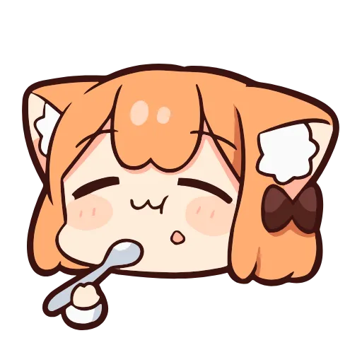 🥄 Эмодзи «ume to momo» для Telegram