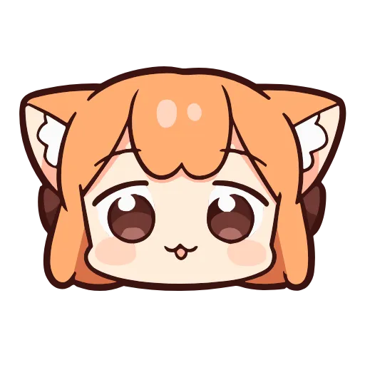 😺 Эмодзи «ume to momo» для Telegram