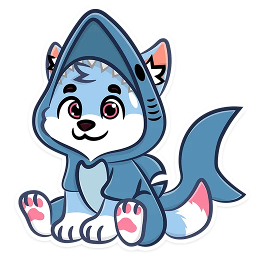 🦈 Стикер «УМКашка» для Telegram