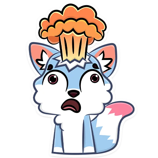 🤯 Стикер «УМКашка» для Telegram