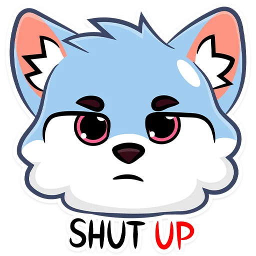 🤐 Стикер «Umkashka ENG» для Telegram