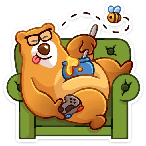 ☺️ Стикер ««Умскул Level Up» для Telegram