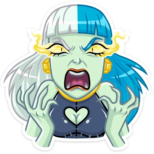 🧟‍♀ Стикер «Нежить Франсин» для Telegram