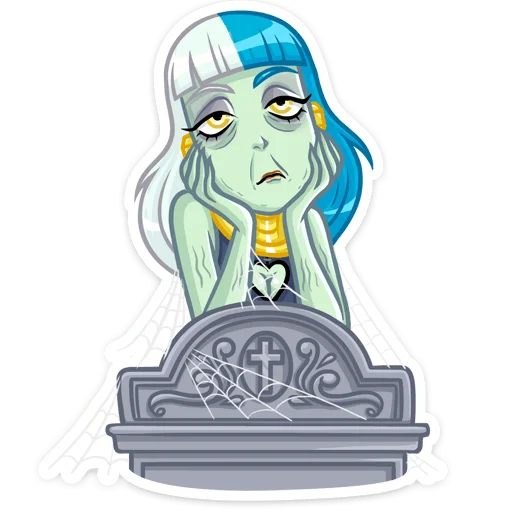 🧟‍♀ Стикер «Нежить Франсин» для Telegram