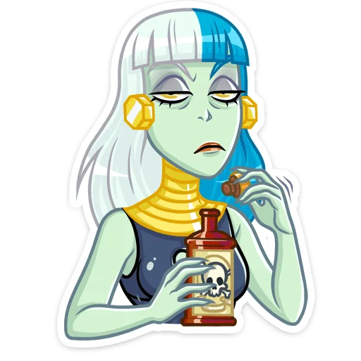🧟‍♀ Стикер «Нежить Франсин» для Telegram