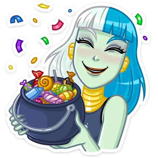 🧟‍♀ Стикер «Нежить Франсин» для Telegram
