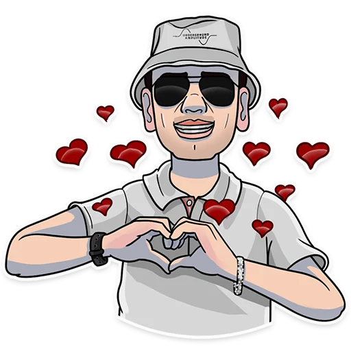 ❤️ Стикер «Underground Amplitude» для Telegram