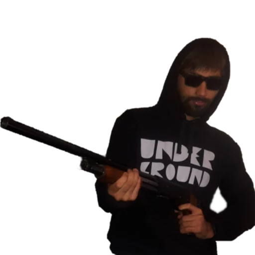 🔫 Стикер «underground» для Telegram