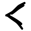Стикер 19 black marker