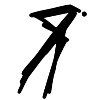 Стикер 33 black marker