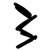 Стикер 38 black marker