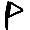 Стикер 18 black marker