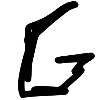 Стикер 54 black marker