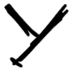Стикер 21 black marker