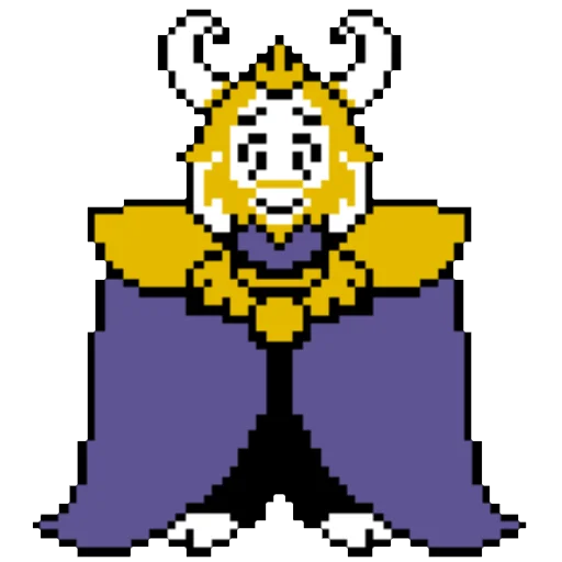 🍵 Стикер «Undertale Azgore» для Telegram