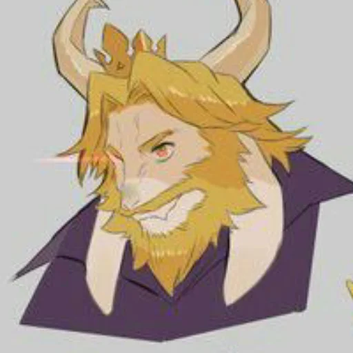 🍵 Стикер «Undertale Azgore» для Telegram