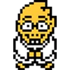 Стикер 14 ️ Набор эмоджи по игре «Undertale»
