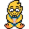 Стикер 16 ️ Набор эмоджи по игре «Undertale»