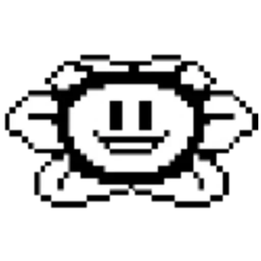 Стикерпак Undertale Flowey для Telegram — скачать